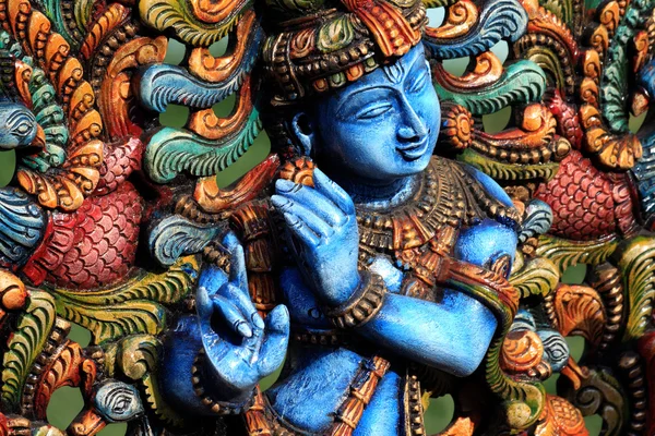 Hinduistischer Gottesfürst Krishna — Stockfoto