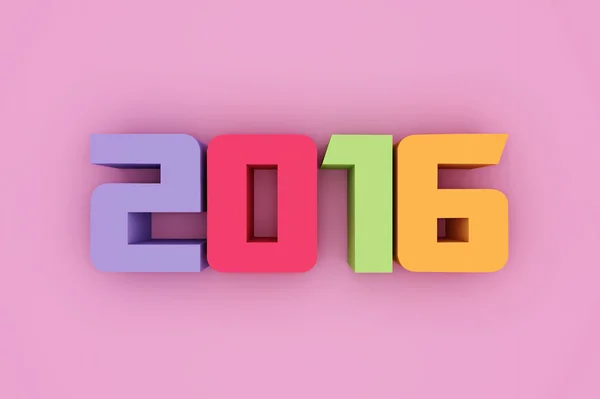 Nuevo año 2016 — Foto de Stock