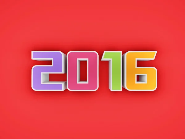 Anno nuovo 2016 — Foto Stock