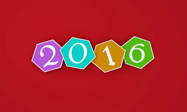 Anul Nou 2016 — Fotografie, imagine de stoc