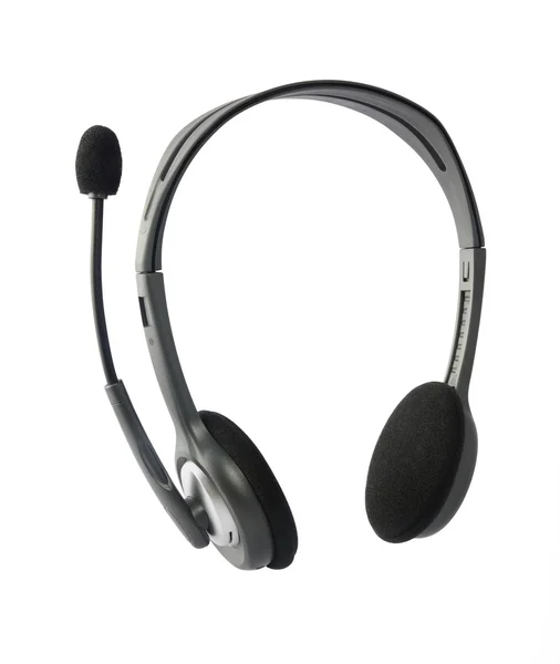 Drahtloses Headset mit Mikrofon — Stockfoto
