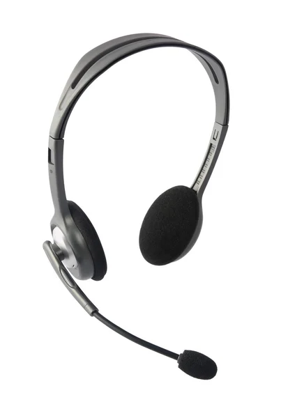 Headset sem fio com microfone — Fotografia de Stock