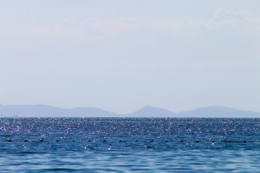 Mavi deniz-arka plan