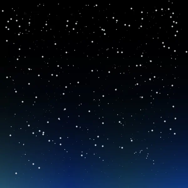 Estrelas no céu escuro —  Vetores de Stock