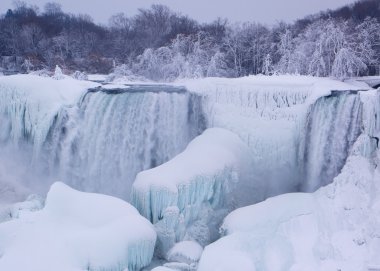 Kışın Niagara Şelalesi
