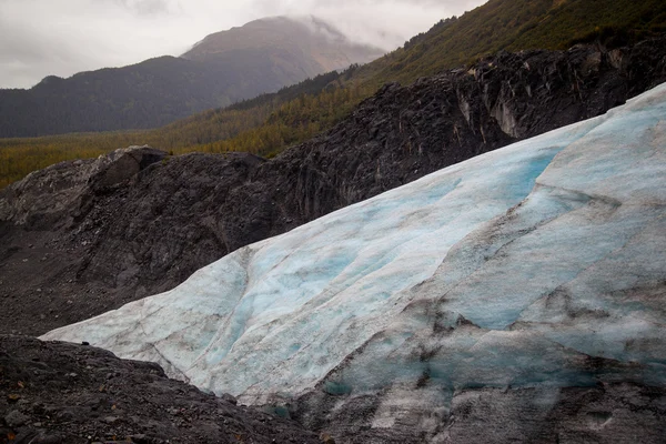 Ausgang Gletscher im Kenai-Fjord-Nationalpark — Stockfoto