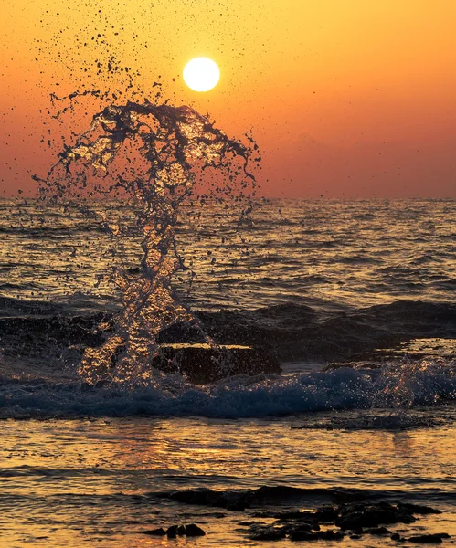 Krásné moře splash — Stock fotografie