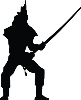 Ninja katana vektör