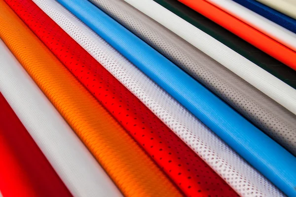 Textura de material de micro fibra tejida de nylon macro para fondo — Foto de Stock