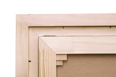 Boş beyaz ressam arka yüzü tuval - ressamlar ayrıntıları programı.