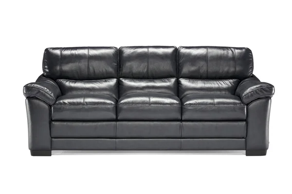 Роскошный кожаный диван — стоковое фото