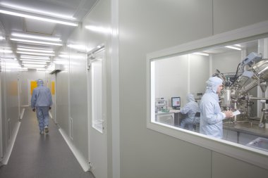 Nükleer Araştırma Merkezi, hall ve moleküler ışın epitaxy temiz oda