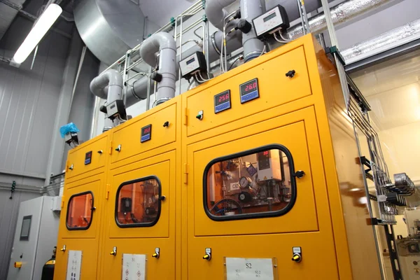 Cleanroom in nuclear research centre, air filtration