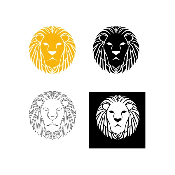 Logo Lion vecteur — Image vectorielle