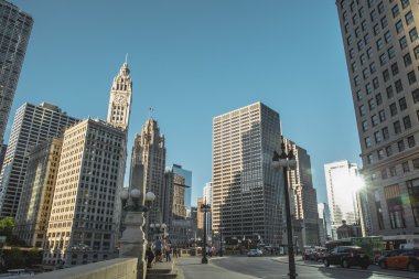 Downtown Chicago şehir manzaralı 01