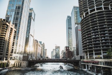 Downtown Chicago şehir manzaralı 09