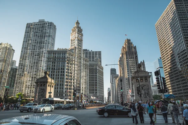 Vista da cidade de Chicago Downtown 04 — Fotografia de Stock