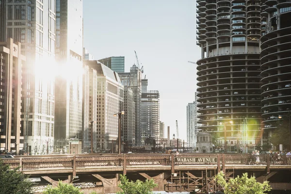 Vista da cidade de Chicago Downtown 08 — Fotografia de Stock