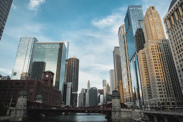 Vista da cidade de Chicago Downtown — Fotografia de Stock