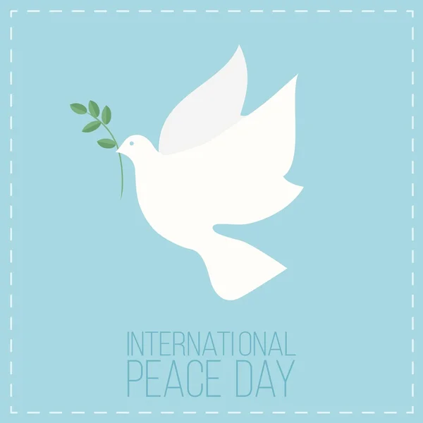 Internationale dag van de vrede symbool poster — Stockvector