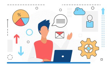 Veri analizi, strateji ve iş adamları takım çalışması, dizüstü bilgisayarda çalışan adam yöneticisi