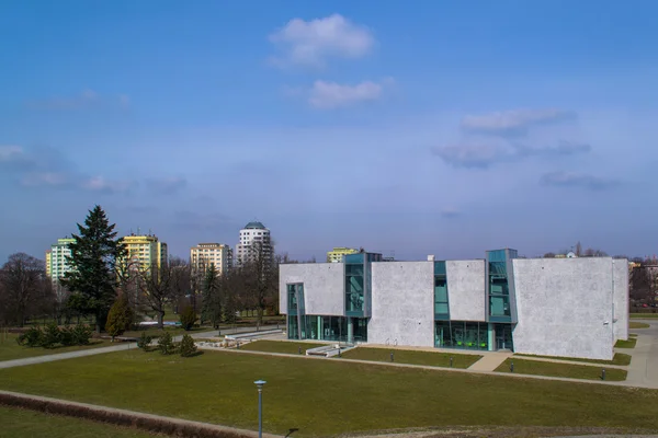 Park ocalałych w Łódź, Polska — Zdjęcie stockowe