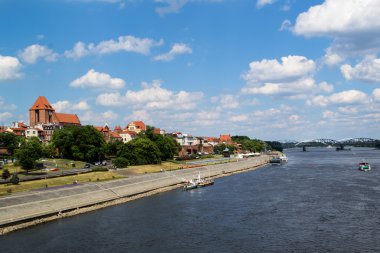 Torun, Polonya - waterfront