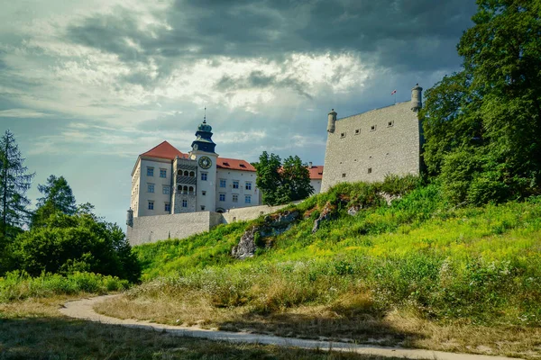 Pieskowa Σκάλα Κάστρο Ένα Κάστρο Στο Χωριό Της Suloszowa Πολωνία — Φωτογραφία Αρχείου