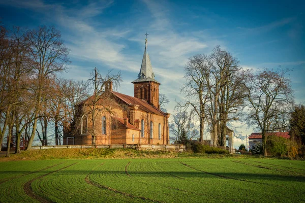 Katolska Kyrkan Byn Gorka Pabianicka Polen — Stockfoto