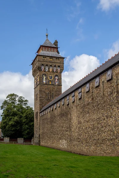 Кардіффський Замок Історичним Комплексом Самому Серці Валлійської Столиці Одним Найпопулярніших — стокове фото