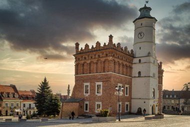 Polonya 'nın Sandomierz kentindeki anıtlar. 