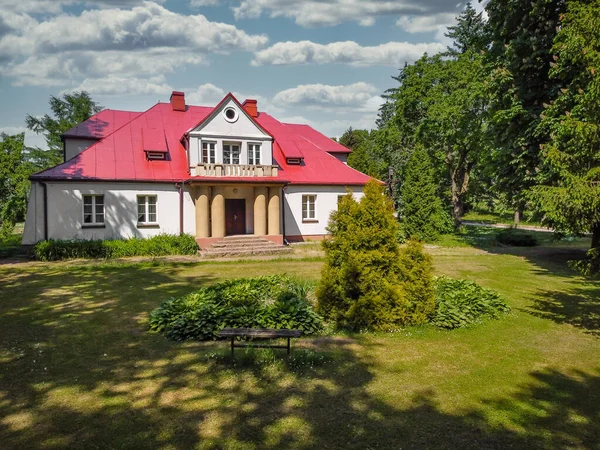 Historisch Herenhuis Aan Landbouwschool Sedziejowice Polen — Stockfoto