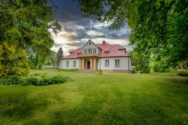 Historické Sídlo Zemědělské Školy Sedziejowice Polsko — Stock fotografie