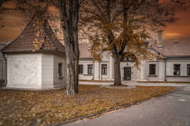 Palaces and parks in Lodz, Poland.