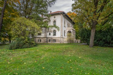 Palaces and parks in Lodz, Poland.