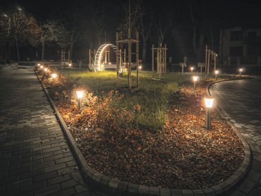 Polonya 'nın Zdunska Wola kentindeki tarihi mimari.