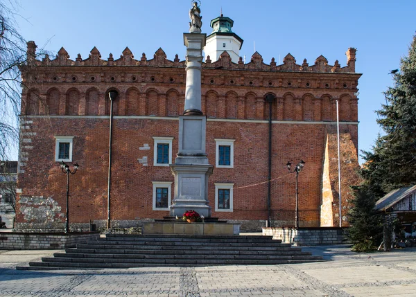 Ayuntamiento de Sandomierz, Polonia — Foto de Stock