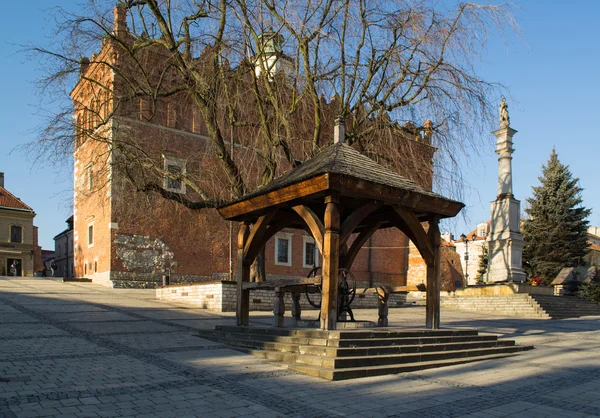 Городская ратуша в Сандзеже, Польша — стоковое фото