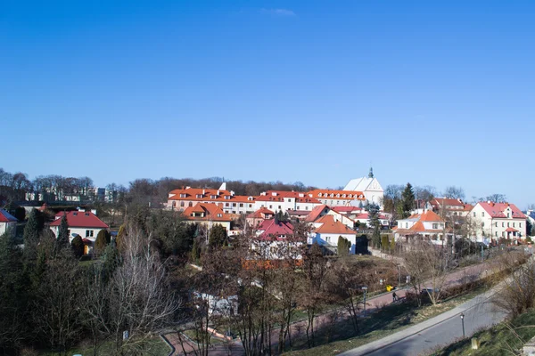 Panorama Sandomierza - Polska — Zdjęcie stockowe