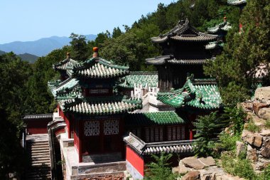 Budist tapınağı. Beijing. Çin.