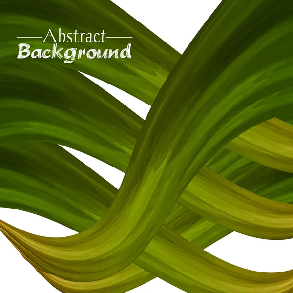 Creative abstract background for your design. Green and golden colors — Stock Vector