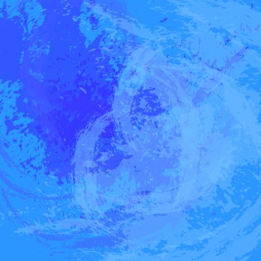 Abstract background. The surface stained with paint. Carelessly painted wall.  Light blue and dark blue colors