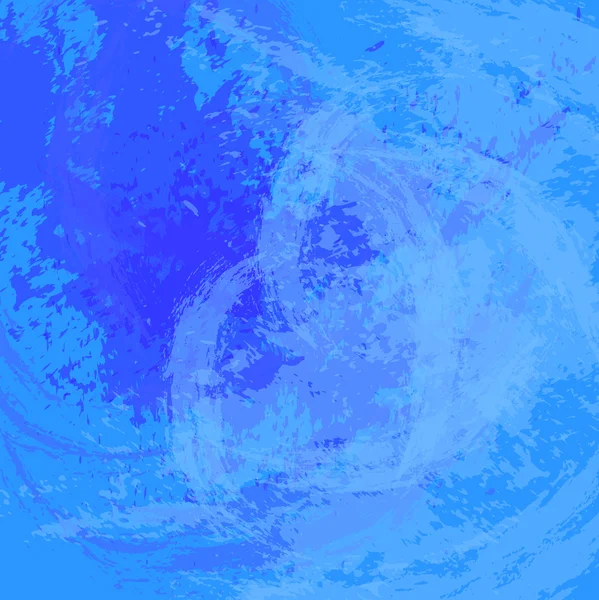 Abstrakter Hintergrund. die Oberfläche mit Farbe befleckt. Sorglos bemalte Wand. hellblaue und dunkelblaue Farben — Stockvektor