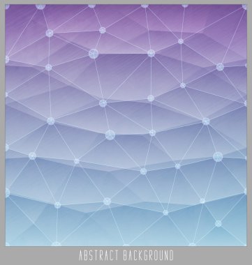 Üçgen tarafından yapılan soyut geometrik çokgen Model arka plan Mozaik.