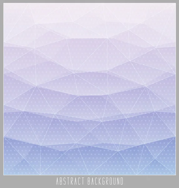 Abstraktes geometrisches Polygon Facette Hintergrundmosaik aus Dreiecken. — Stockvektor