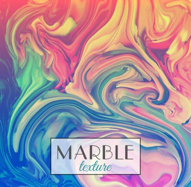Marble texture. Vector abstract colorful background. clipart