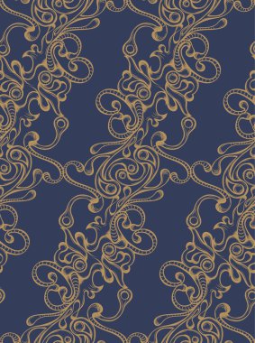 Taranmış süsleme ile Seamless Modeli.