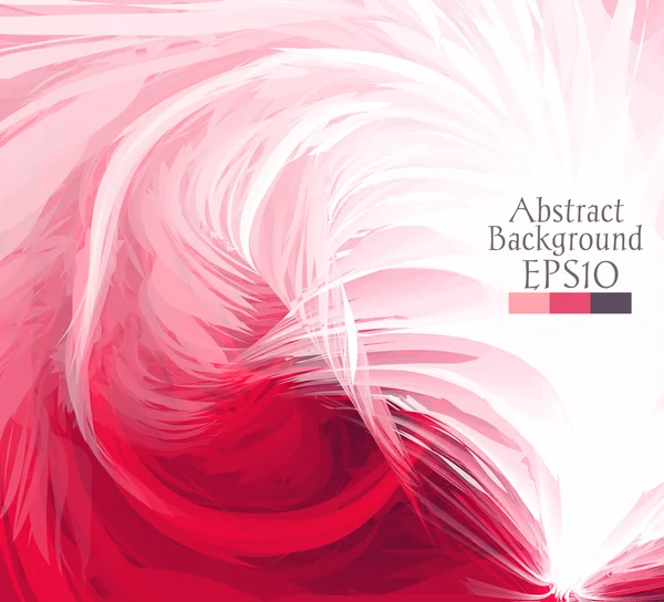 Plumas de macro. Rosa, blanco . — Vector de stock