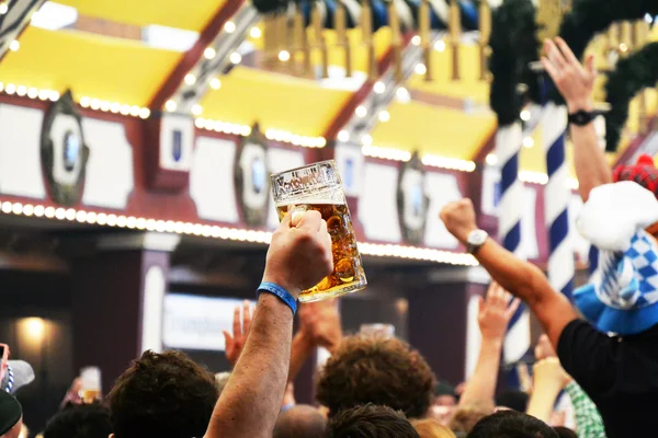 Oktoberfestzelt, München, Deutschland Stockbild