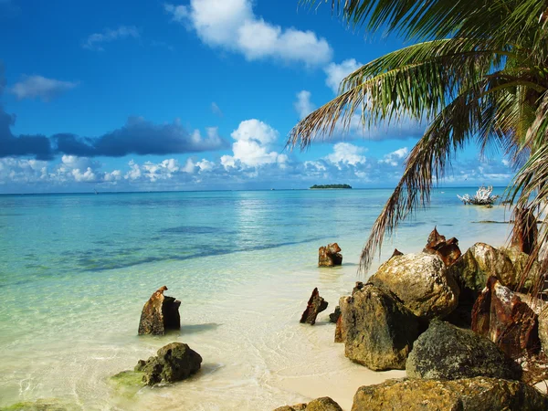 Saipan-Strandsaipan Stockbild